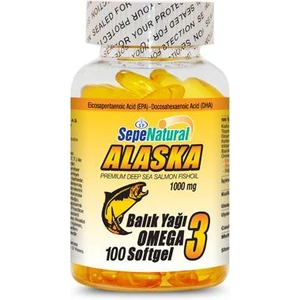 Sepe Natural Spn Alaska Omega 3 100 Softgel X 1000 Mg | Balık Yağı
