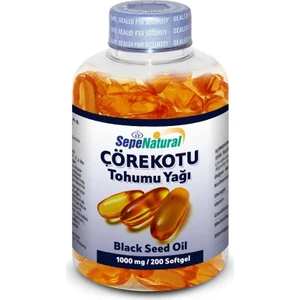 Sepe Natural Çörekotu Tohumu Yağı 200 Softgel X 1000mg