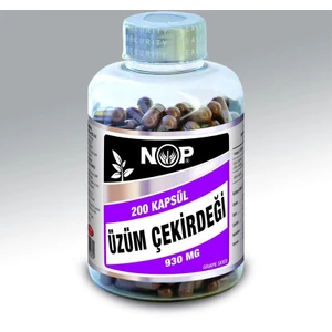 Nop Naturel Nop Naturel Üzüm Çekirdeği 200 Kapsül X 930Mg | Grape Seed