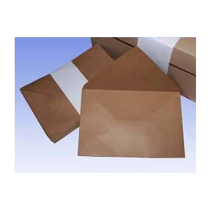 Renkli Mini Zarf 7X9 Cm Kraft Rengi 200 Adet