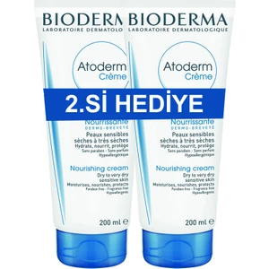 Atoderm Cream Atopik Ciltler İçin Onarıcı Bakım Kremi 200Ml 1+1