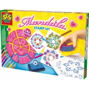 Ses Creative Süper Yıkanabilir Mandala Baskı Seti