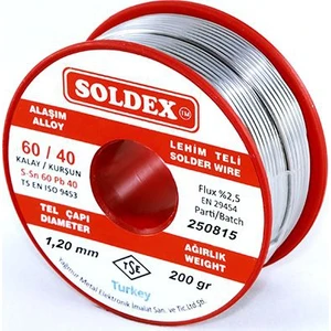1.2 Mm 200 Gr Lehim Teli Sn60 Pb40