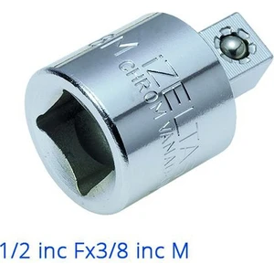 Lokma Adaptörü 1/2''Fx3/8''M
