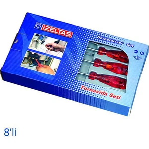 Kraft Düz Tornavida Serisi 8 Li