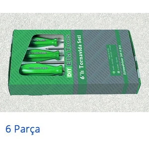 İzeltaş Elta Tornavida Set Opak 6 Parça