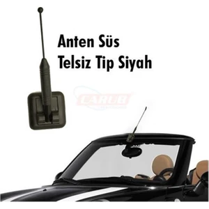 Anten Süs Telsiz Tip Siyah