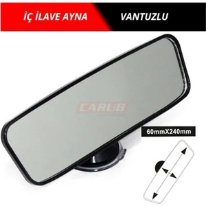 İç Dikiz Aynası İlave Vantuzlu 24Cm