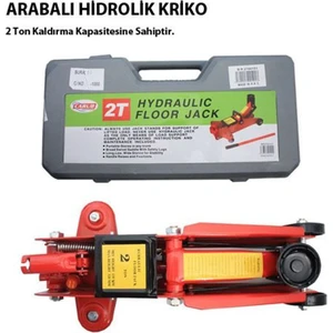 Arabalı Hidrolik Kriko 2 Ton Plastik Çantalı