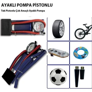 Ayak Hava Pompası İnce Pistonlu