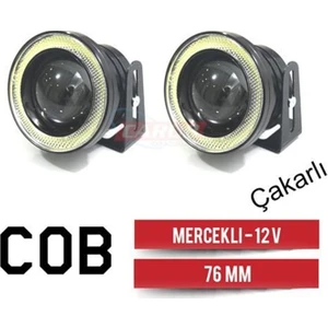 Sis Çakar Mercek Angel 12V Cob Metal 76 Mm