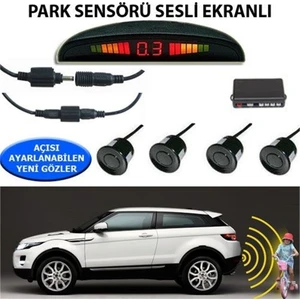 Türkçe Konuşan Park Sensörü Ekranlı Siyah