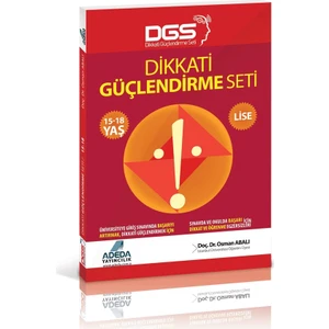 Adeda Yayıncılık Dikkati Güçlendirme Seti Lise 15-18 Yaş - Osman Abalı