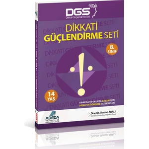 Adeda Yayıncılık Dikkati Güçlendirme Seti 8. Sınıf - 14 Yaş - Osman Abalı