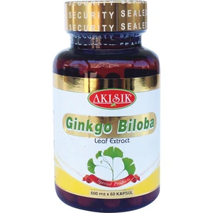 Ginkgo Biloba Leaf Extract 600 mg x 60 Kapsül