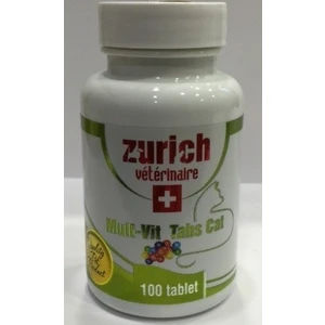 Zurich Mult-Vit Tabs Cat 100 Tablet