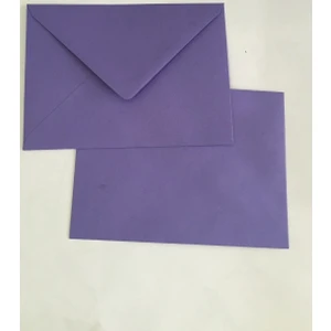 Renkli Mini Zarf 7X9 Cm Mor 200 Adet