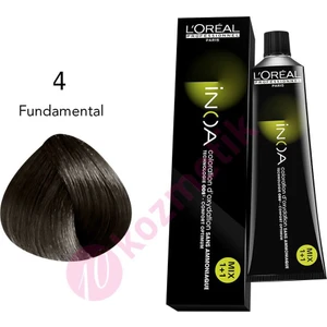 L'Oréal Professionnel İnoa Amonyaksız Saç Boyası No: 4 Fundamental 60Ml.