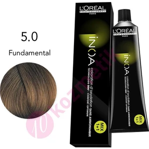L'Oréal Professionnel İnoa Amonyaksız Saç Boyası No: 5.0 Fundamental 60Ml.