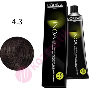 L'Oréal Professionnel İnoa Amonyaksız Saç Boyası No: 4.3 60Ml.