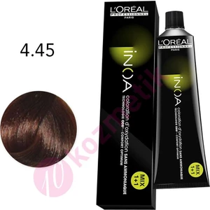 L'Oréal Professionnel İnoa Amonyaksız Saç Boyası No: 4.45 60Ml.