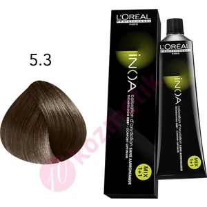 L'Oréal Professionnel İnoa Amonyaksız Saç Boyası No: 5.3 60Ml.