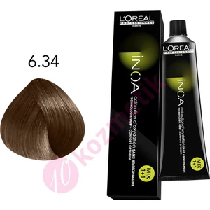 L'Oréal Professionnel İnoa Amonyaksız Saç Boyası No: 6.34 60Ml.