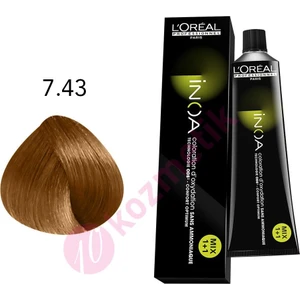 L'Oréal Professionnel İnoa Amonyaksız Saç Boyası No: 7.43 60Ml.