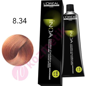 L'Oréal Professionnel İnoa Amonyaksız Saç Boyası No: 8.34 60Ml.