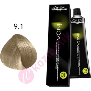 L'Oréal Professionnel İnoa Amonyaksız Saç Boyası No: 9.1 60Ml.