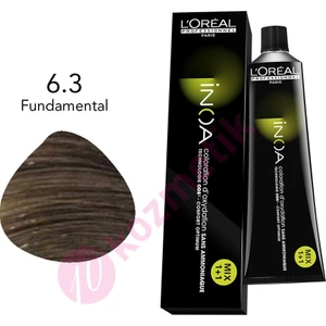 L'Oréal Professionnel İnoa Amonyaksız Saç Boyası No: 6.3 Fundamental 60Ml.