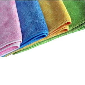 Mikrofiber Kadife Dokulu Temizlik Bezi 12 Adet Eko Paket 