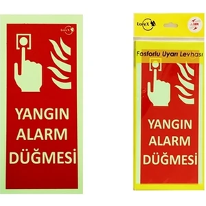 LOREX Fotolüminesans Fosforlu Uyarı Levhası (İhbar Butonu)