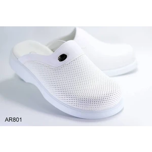 Dr.Arel-801 Orthopedic Sabo Erkek Terlik-Beyaz