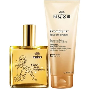 Huile Prodigieuse Çok Amaçlı Kuru Yağ 100 Ml + Huile De Douche Duş Yağı 200 Ml