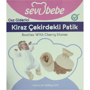 Sevi Bebe Kiraz Çekirdekli Patik Kahverengi