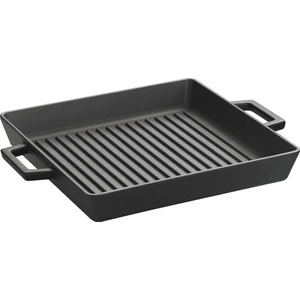 Metal Kulplu Döküm Demir Izgara Tava 26x26 cm