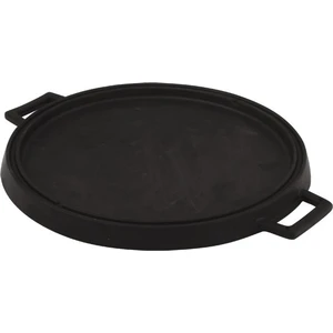 Metal Kulplu Yuvarlak Griddle Çap 34 cm