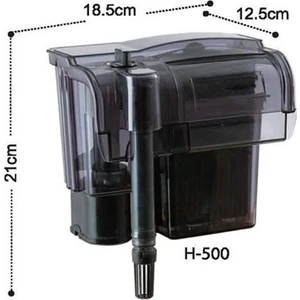 H500 Askılı Filtre Şelale Filtre 600 L/H