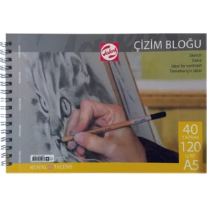 120Gr A5 40Yp.Spiralli Çizim Blok