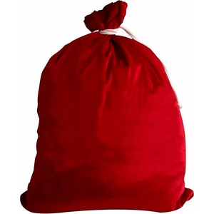 Noel Baba Hediye Dağıtım Çuvalı Kadife 75X100