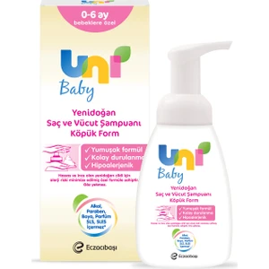 Uni Baby Yenidoğan Köpük Şampuan