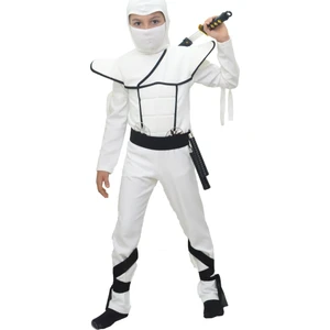 Hkostüm Gizli Ninja Çocuk Kostümü Beyaz Lüks 3 - 4 Yaş