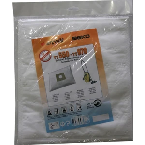 BKS 9565 Elektrikli Süpürge Uyumlu Sentetik Toz Torbası