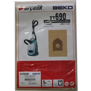 S 6690 Elektrikli Süpürge Uyumlu Kağıt Toz Torbası