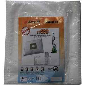 BKS 1207 PY Elektrikli Süpürgeye Sentetik Toz Torbası