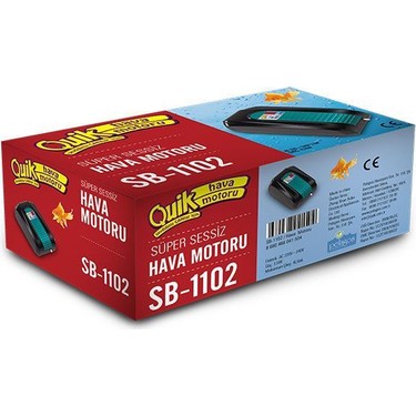 Quik Sb-1102 1 Çıkışlı Sessiz Hava Motoru 3.5W Fiyatı