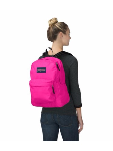 Dark pink jansport outlet backpack