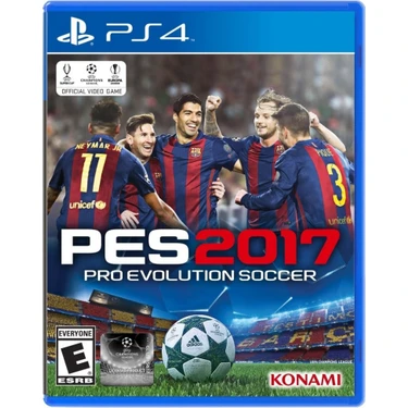 Konami PES 2017 PS4 Oyun Türkçe Menü ile Spor Deneyimi ve Çoklu Oyuncu