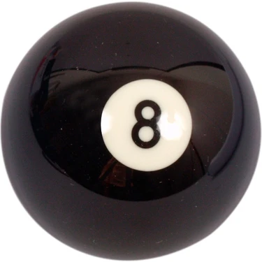 Leyaton Bilardo Topu Belçika Tek Top Siyah